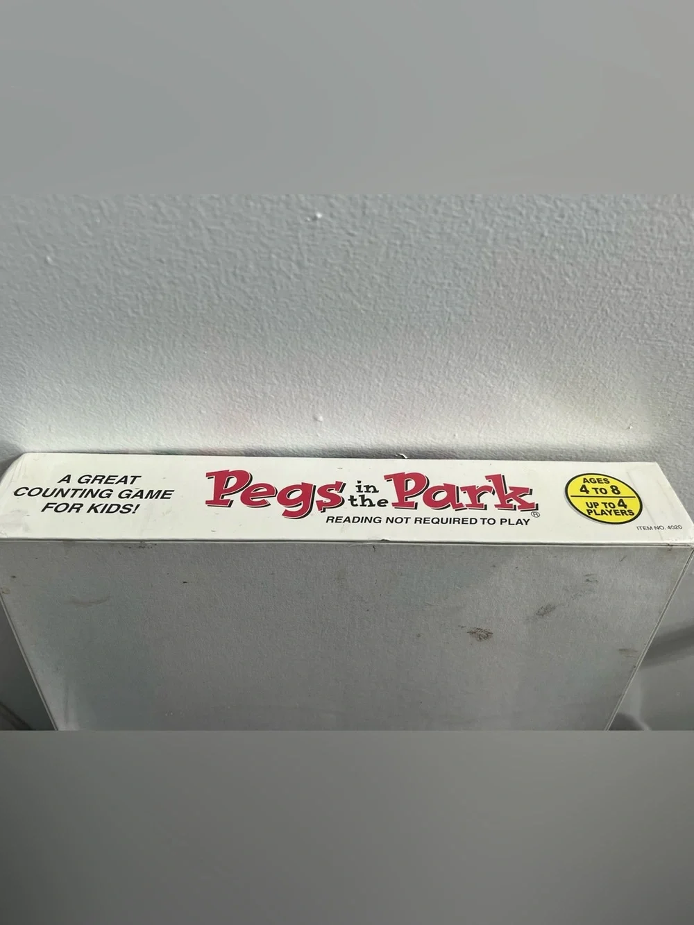 Pegs in the Park Kids Vintage Counting Game - Colorful Board Game